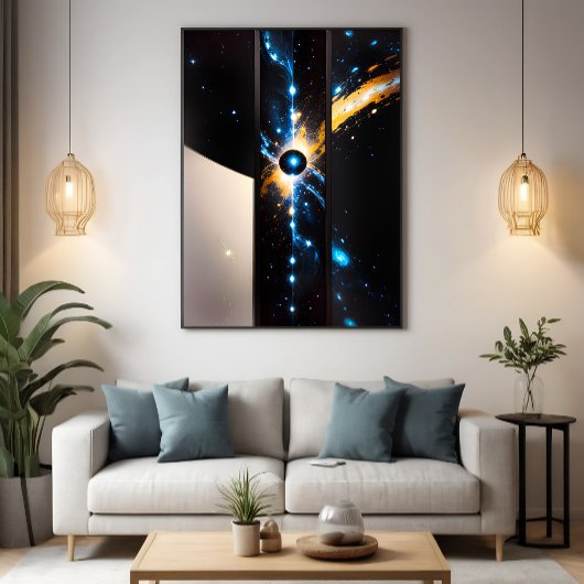 Cosmic Harmony Leinwanddruck