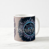 Cosmic Harmony Sun & Moon Design Kaffeetasse (VorderseiteRechts)