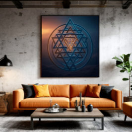 Cosmic Harmony: The Eternal Emblem Poster