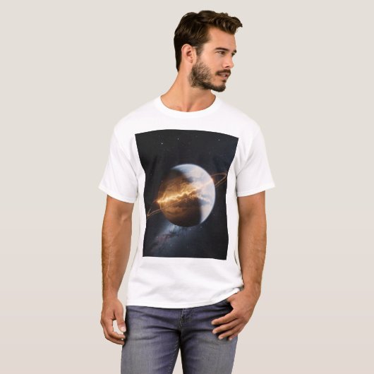 Cosmic healing -- space view  T-Shirt (Vorne ganz)