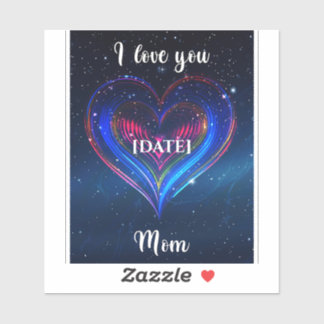 Cosmic Heart 2026 / Corazón Galaxia 2026 Aufkleber