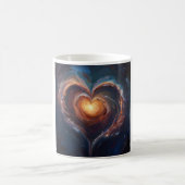 Cosmic Heart Galaxy Love Art – Universe Romance  Kaffeetasse (Mittel)