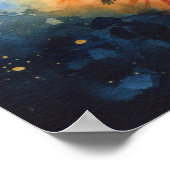 Cosmic Hindu Deity Poster - Geschenk für Meditatio (Ecke)