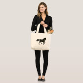 Cosmic Horse Sign Tote Bag Jumbo Stoffbeutel (Vorderseite (Model))