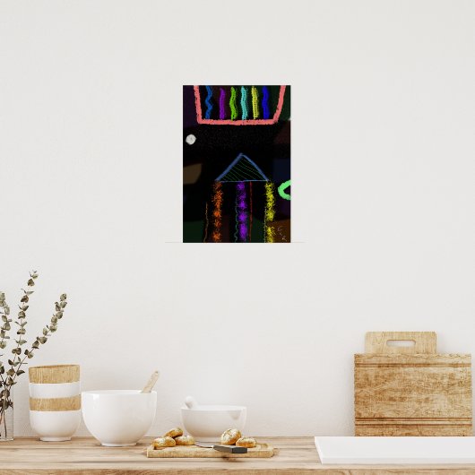 Cosmic Household Poster (Küche)