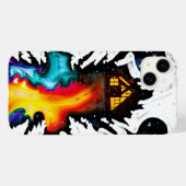 Cosmic Ice Castle Covering Friedlich Zuhause Case-Mate iPhone Hülle (Rückseite (Horizontal))