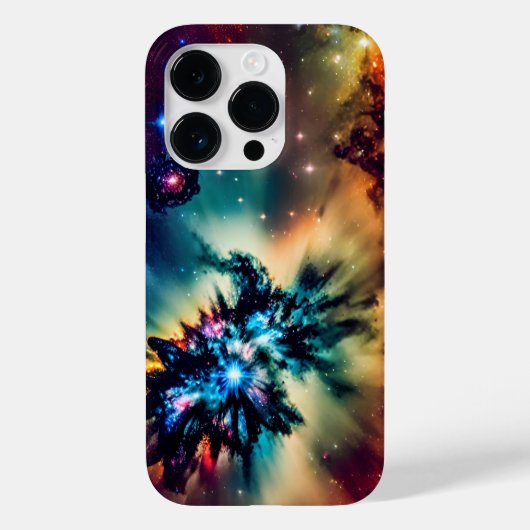 Cosmic indigo explodierte faszinierende Raumlandsc Case-Mate iPhone Hülle (Rückseite)