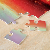 Cosmic Indigo Interstellar Event im magischen Raum Puzzle (Seite)