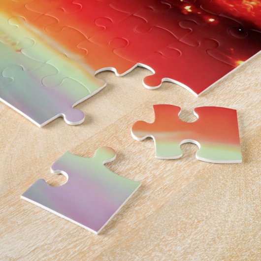 Cosmic Indigo Interstellar Event im magischen Raum Puzzle (Seite)