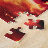 Cosmic Indigo Interstellar Event im Weltraum Puzzle (Seite)