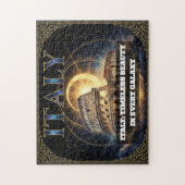 Cosmic Italy Roman Colosseum Celestial Art Puzzle (Vertikal)