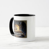 Cosmic Italy Roman Colosseum Celestial Art Tasse (Vorderseite Links)