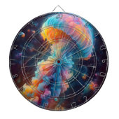 Cosmic Jellyfish Artwork Dartscheibe (vorne)