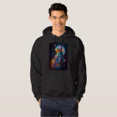 Cosmic Jellyfish Artwork Hoodie (Vorne ganz)