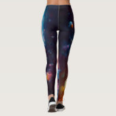 Cosmic Jellyfish Artwork Leggings (Rückseite)