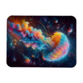 Cosmic Jellyfish Artwork Magnet (Horizontal)