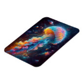 Cosmic Jellyfish Artwork Magnet (Linke Seite)