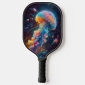 Cosmic Jellyfish Artwork Pickleball Schläger (Rückseite)