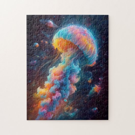 Cosmic Jellyfish Artwork Puzzle (Vertikal)