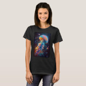 Cosmic Jellyfish Artwork T-Shirt (Vorne ganz)