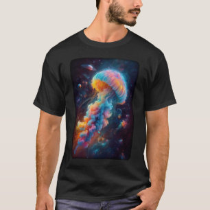 Cosmic Jellyfish Artwork T-Shirt