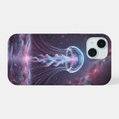 Cosmic Jellyfish iPhone 15 Hülle (Rückseite (Horizontal))