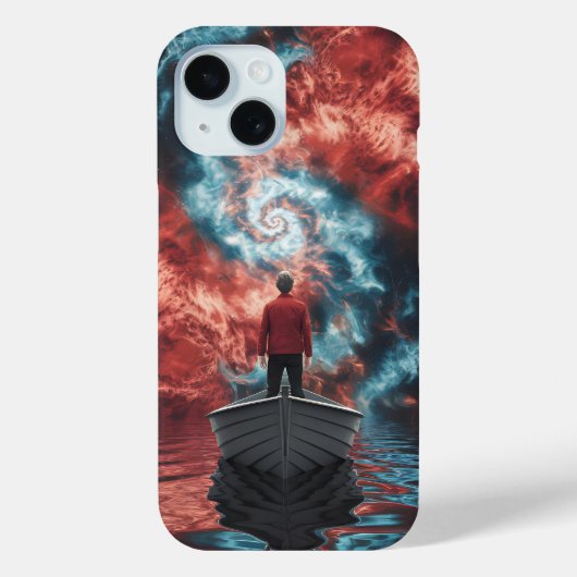 Cosmic Journey Boat Fantasy for Dreamers Phone Case-Mate iPhone Hülle (Rückseite)