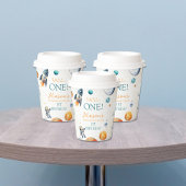 Cosmic Journey Boy Erster Geburtstag Pappbecher