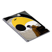 Cosmic Journey Illustration Notebook Notizblock (Rechte Seite)