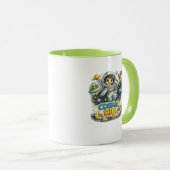 Cosmic Kid Süßer Astronaut Kaffee Tasse (VorderseiteRechts)