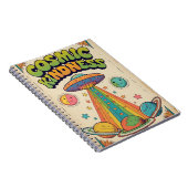 Cosmic Kindness Spiral Notebook | Cute Space Notizblock (Rechte Seite)