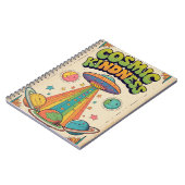 Cosmic Kindness Spiral Notebook | Cute Space Notizblock (Linke Seite)