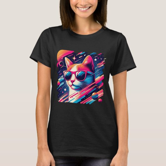 Cosmic Kitten T-Shirt (Vorderseite)
