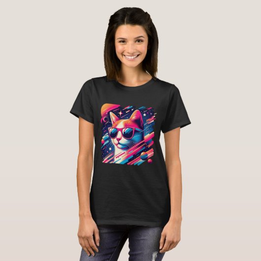 Cosmic Kitten T-Shirt (Vorne ganz)