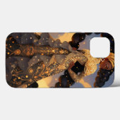 Cosmic Lady African American Fantasy Art Case-Mate iPhone Hülle (Rückseite (Horizontal))