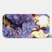 Cosmic Lady African American Fantasy Art Case-Mate iPhone Hülle (Rückseite (Horizontal))