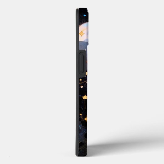 Cosmic Lady African American Fantasy Art Case-Mate iPhone Hülle (Rückseite / Rechts)