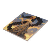 Cosmic Lady African American Fantasy Art Fliese (Seite)