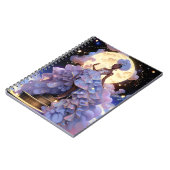 Cosmic Lady African American Fantasy Art Notizblock (Linke Seite)