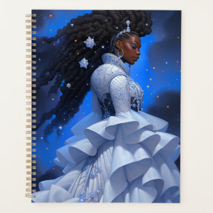 Cosmic Lady African American Fantasy Art Planer