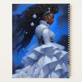 Cosmic Lady African American Fantasy Art Planer (Rückseite)