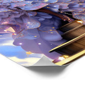 Cosmic Lady African American Fantasy Art Poster (Ecke)