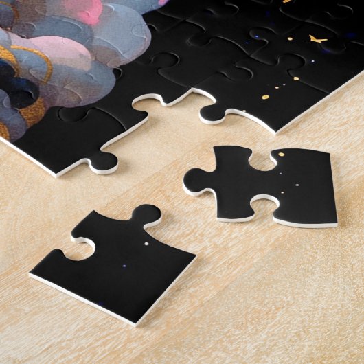 Cosmic Lady African American Fantasy Art Puzzle (Seite)