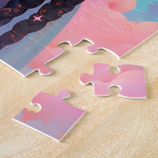 Cosmic Lady African American Fantasy Art Puzzle (Seite)