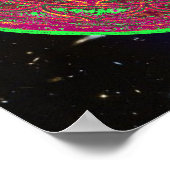 Cosmic Lakshmi Mandala Poster (Ecke)