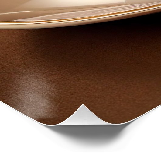 Cosmic Latte Poster (Ecke)