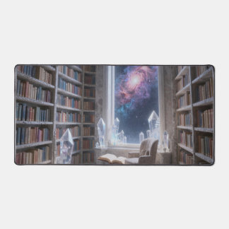Cosmic Library Aesthetic Desk Mat - Dark Academia  Schreibtischunterlage