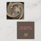 Cosmic-Liebe-Galaxy-Note-Karte Mitteilungskarte (Vorne/Hinten)