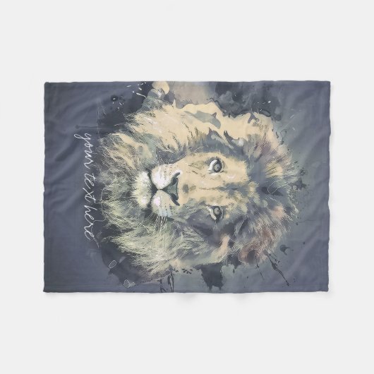 COSMIC LIKING | Custom Fleece Blanket (Vorderseite (Horizontal))