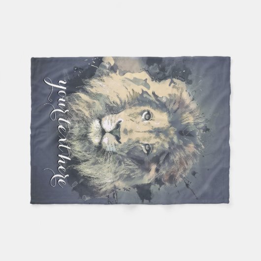 COSMIC LIKING | Custom Fleece Blanket (Vorderseite (Horizontal))